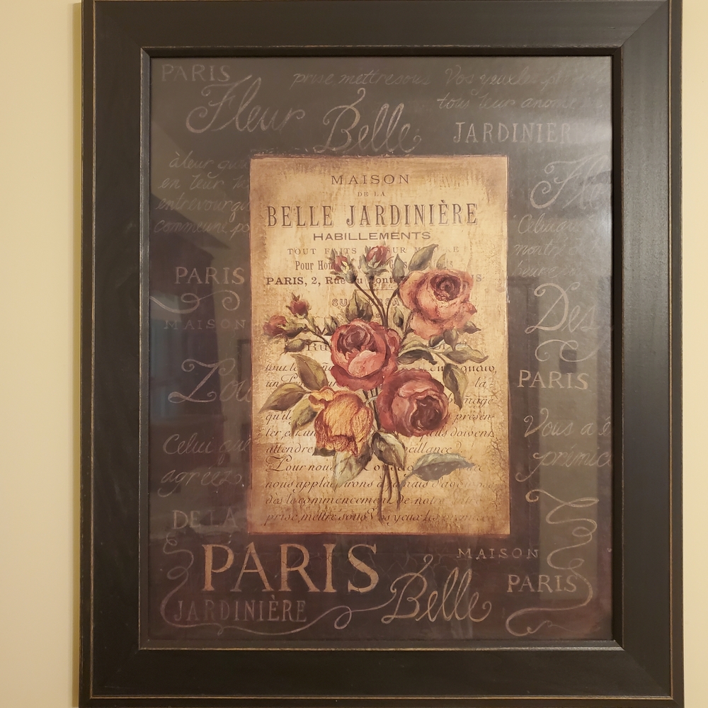 Floral Parisian Wall Art
